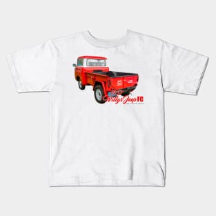 1957 Willys Jeep FC 150 Pickup Truck Kids T-Shirt